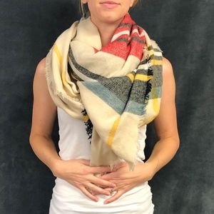 Plaid Blanket Scarf